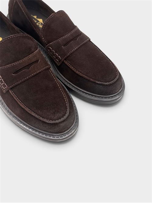 Mocassino in camoscio marrone scuro FUNNY DUCK | VR60006401CAMOSCIODARK BROWN